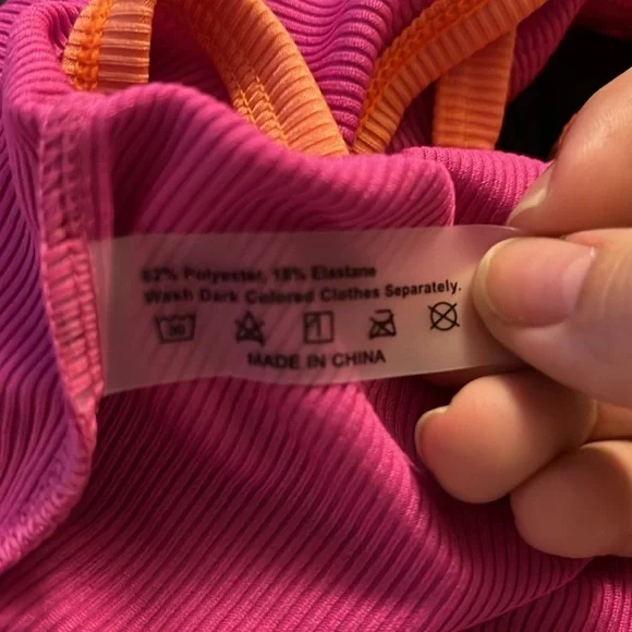 Women’s ribbed bralette - Picture 3 of 3